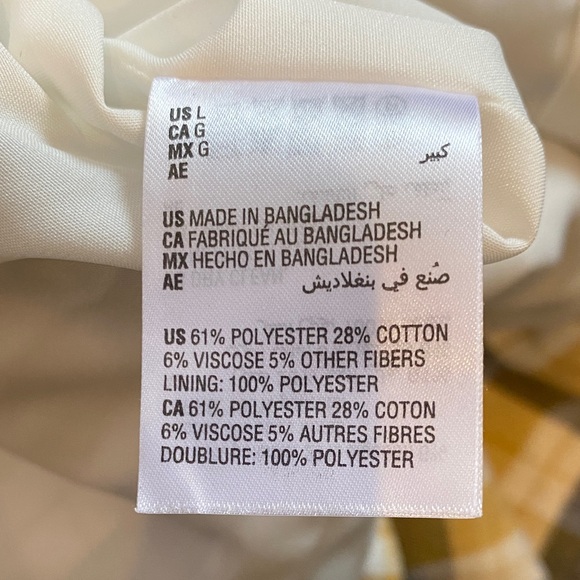 Bar III Yellow and Blue Plaid Blazer - Picture 7 of 7